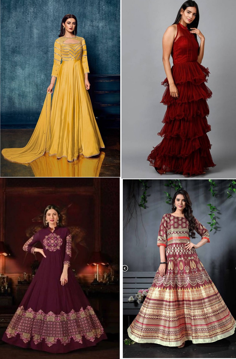 Woemn's Indian Gowns