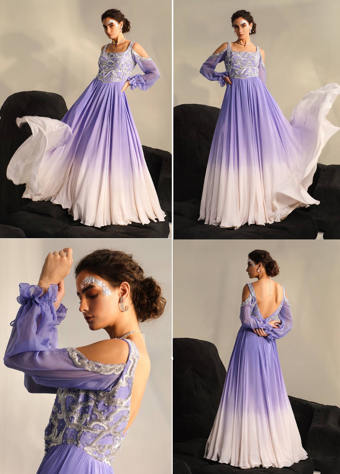 ORCHID PURPLE ATTINA GOWN