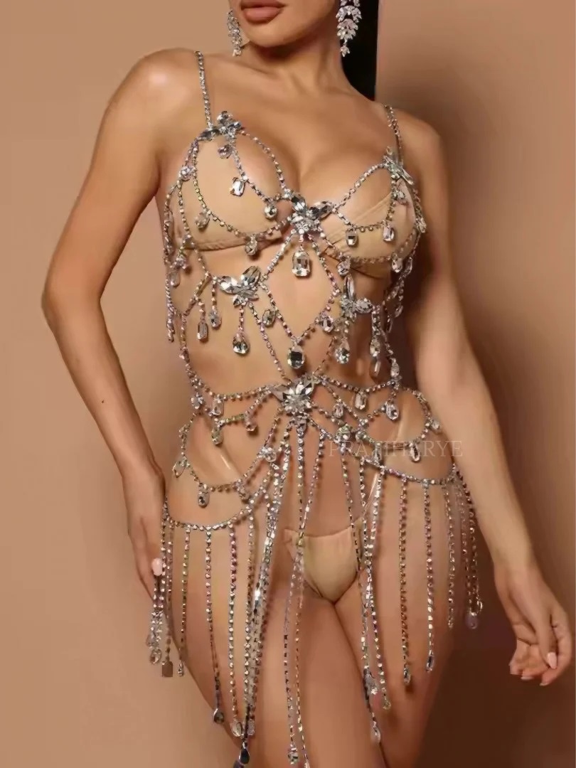 Bra Chain Rhinestone