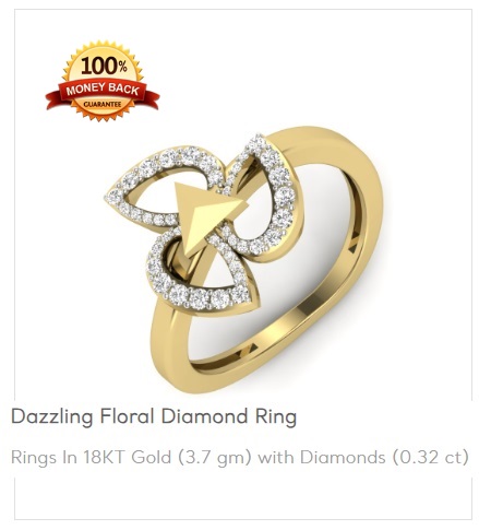 Dazzling Floral Diamond Ring