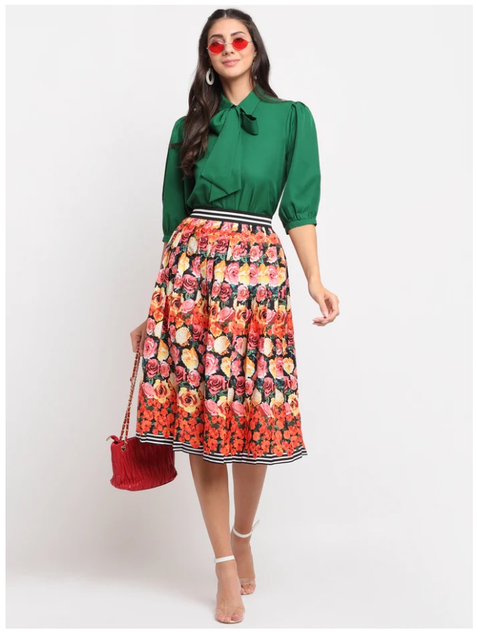 Skirt with Shirt Set