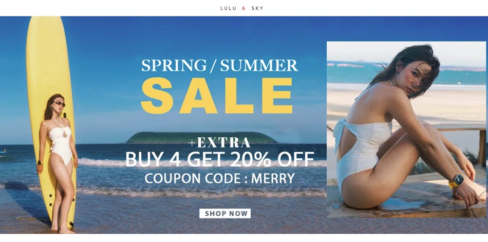 Buy 4 Get 20% Off apparels, clothing, shoes, bags and accessories for women